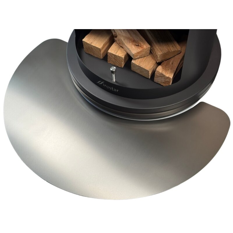 Firestar Vorlegeplatte Edelstahl gebürstet für DN 550 Mesh (3. Generation)