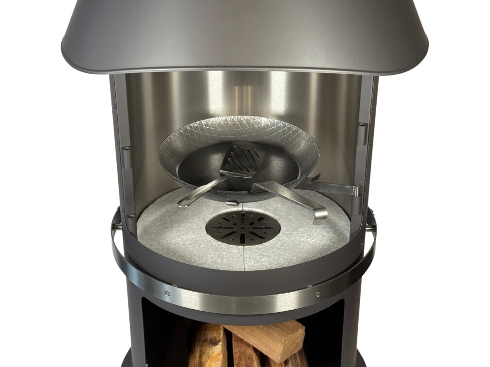 Firestar Schmiedeeisen Pfanne Ø 32 cm für DN 650 Mesh (3. Generation)