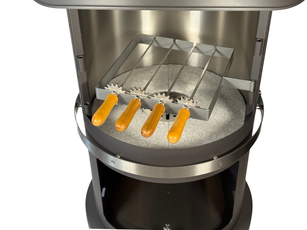 Firestar Grillspieße (4 Stück) für DN 650 Mesh (3. Generation), Edelstahl