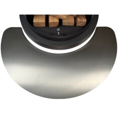 Firestar Vorlegeplatte Edelstahl gebürstet für DN 650 Mesh (3. Generation)