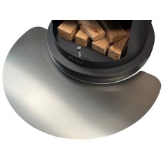 Firestar Vorlegeplatte Edelstahl gebürstet für DN 650 Swing