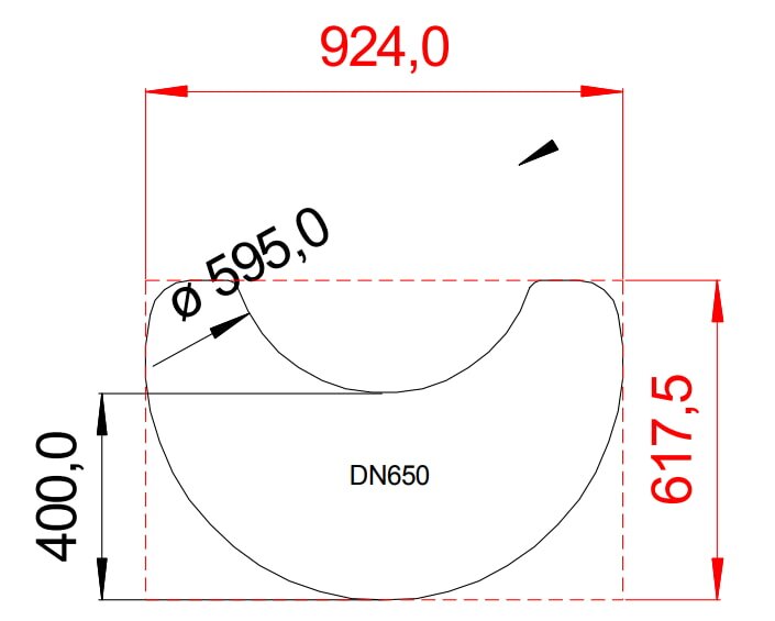 Firestar Vorlegeplatte Edelstahl gebürstet für DN 650 Mesh (3. Generation)