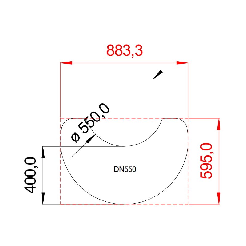 Firestar Vorlegeplatte Edelstahl gebürstet für DN 700 Mesh + Glas (3. Generation)