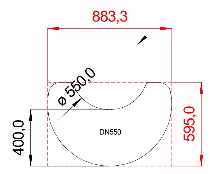 Firestar Vorlegeplatte Edelstahl gebürstet für DN 700 Swing + Swing Glas