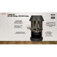 Gartenkamin/ Grill Firestar DN 650 Swing (3. Generation)