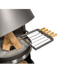 Firestar Grillspieße (5 Stück) für DN 700 Mesh + Glas (3. Generation), Edelstahl