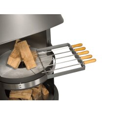 Firestar Grillspieße (5 Stück) für DN 700 Mesh + Glas (3. Generation), Edelstahl