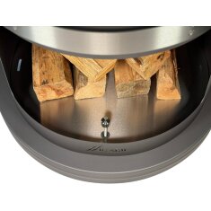 Firestar Schutzblech für Holzlagerung für DN 700 Mesh + Glas (3. Generation), Edelstahl