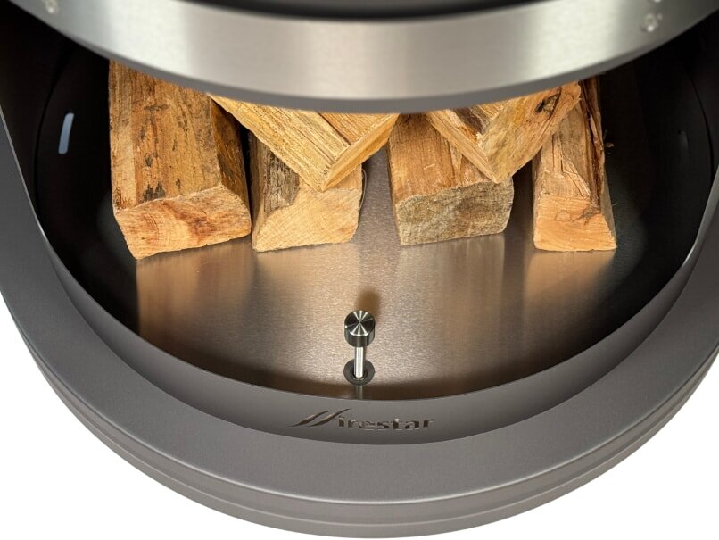 Firestar Schutzblech für Holzlagerung für DN 700 Swing + Swing Glas, Edelstahl