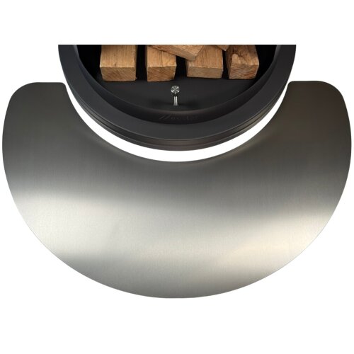 Firestar Vorlegeplatte Edelstahl gebürstet für...