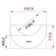 Firestar Vorlegeplatte Edelstahl gebürstet für DN 800 Swing + Swing Glas