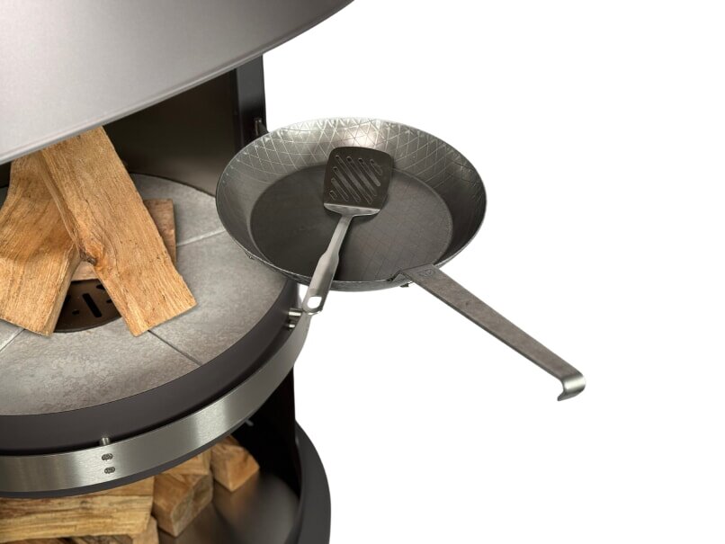 Firestar Schmiedeeisen Pfanne Ø 32 cm für DN 800 Mesh + Glas (3. Generation)