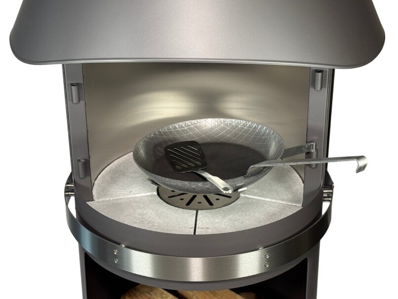 Firestar Schmiedeeisen Pfanne Ø 32 cm für DN 800 Mesh + Glas (3. Generation)
