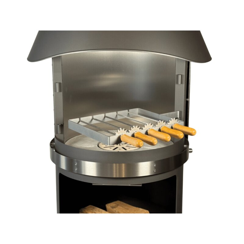 Firestar Grillspieße (5 Stück) für DN 800 Mesh + Glas (3. Generation), Edelstahl