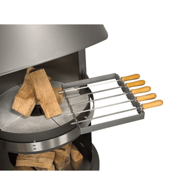 Firestar Grillspieße (5 Stück) für DN 800 Swing + Swing Glas, Edelstahl