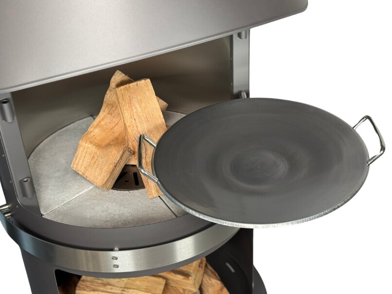 Firestar Steakpfanne Ø45 cm Stahl für DN 800 Mesh + Glas (3. Generation)