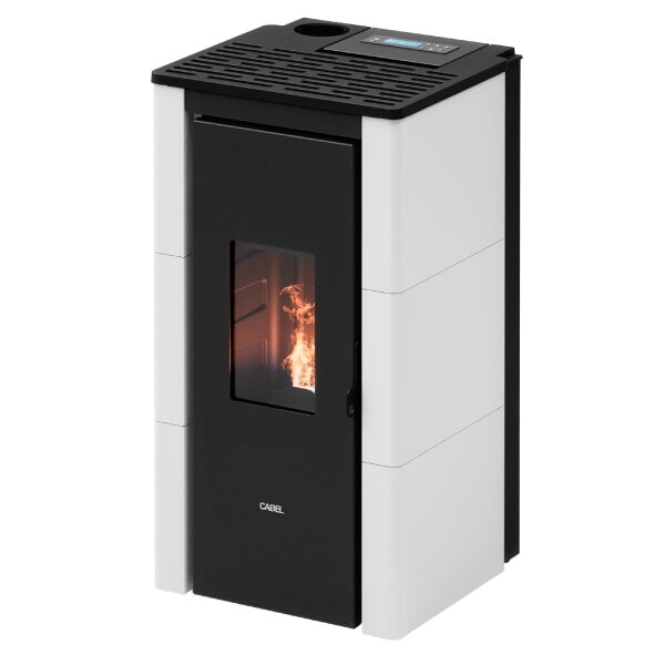 Pelletofen Cadel - Cristal 7 Up (Anschluss oben) - 7 kW