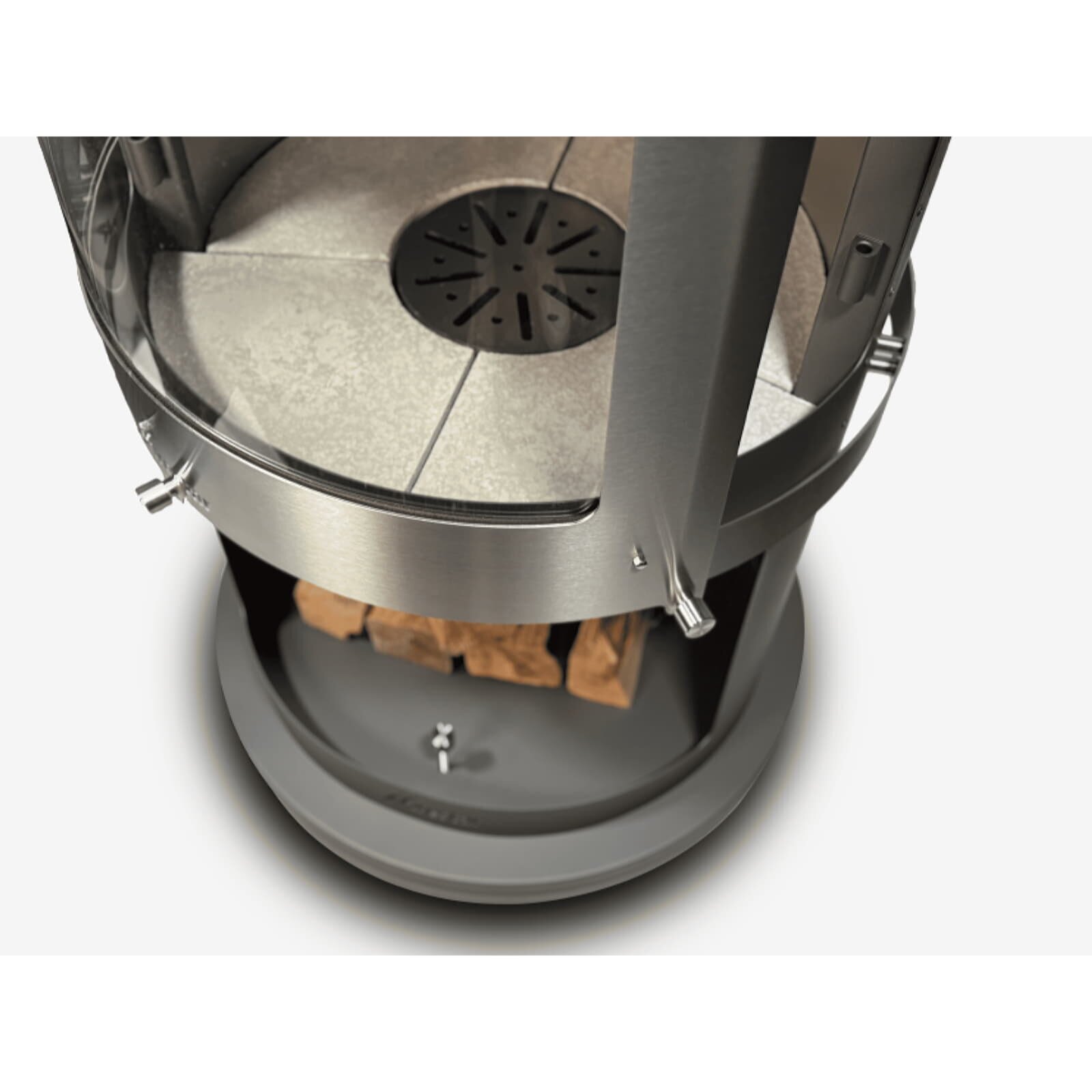 Gartenkamin/ Grill Firestar DN 700 Swing Glas (3.Generation)