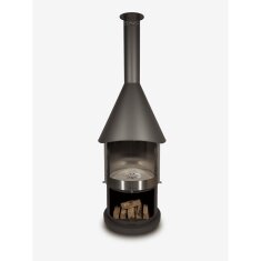 Gartenkamin/ Grill Firestar DN 800 Glas (3. Generation)