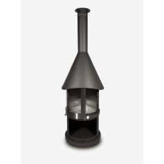 Gartenkamin/ Grill Firestar DN 800 Swing Glas (3. Generation)