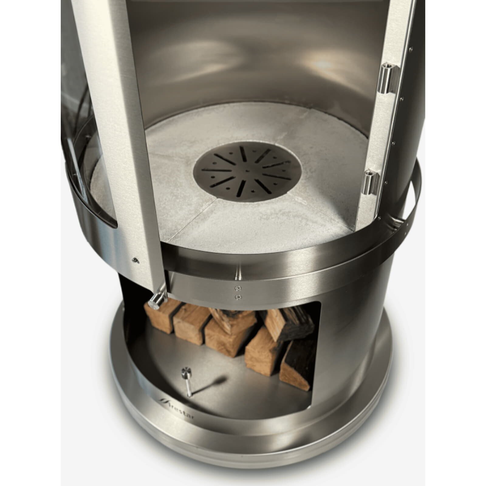 Gartenkamin/ Grill Firestar DN 800 Swing Glas (3. Generation)