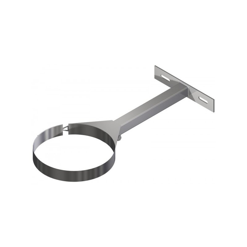 Firestar Wandhalter 50-250 mm für DN 800 Mesh + Glas (3.Generation) - Edelstahl gebürstet