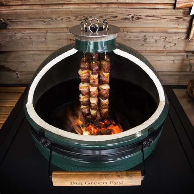 Big Green Egg - LetzQ Tandoor Ring mit 6 Spießen für Medium, Large, XLarge