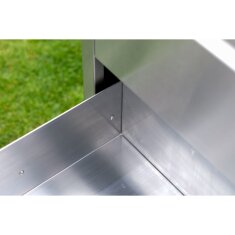 Vivandio Outdoork&uuml;che quub - Schubladenmodul, Silber