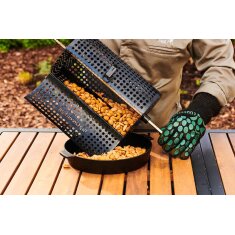 Big Green Egg - runder Grillkorb für Drehspieß...