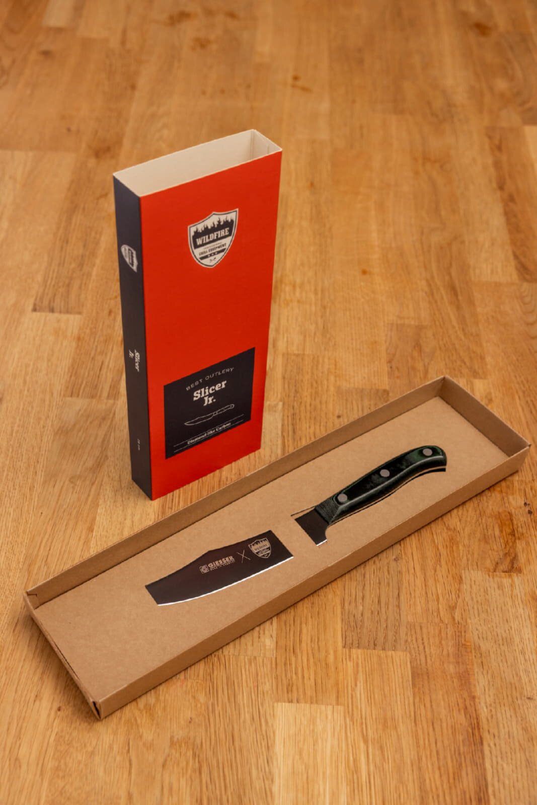 Big Green Egg - Wildfire x Giesser Messer - Slicer Jr.