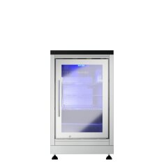 Vivandio Outdoork&uuml;che quub - K&uuml;hlschrankmodul - Silber