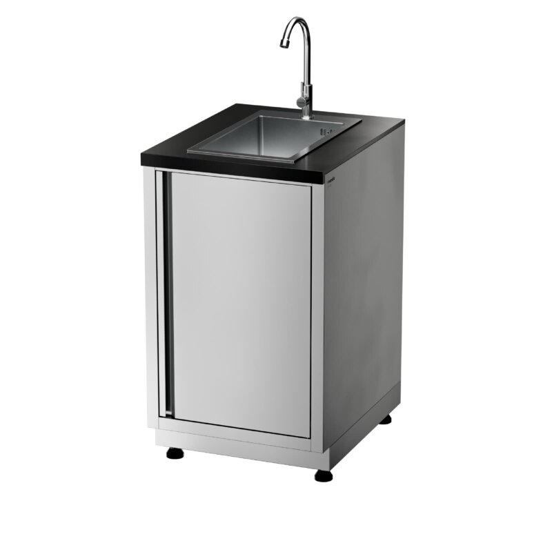 Vivandio Outdoorküche quub - Spülmodul - Silber