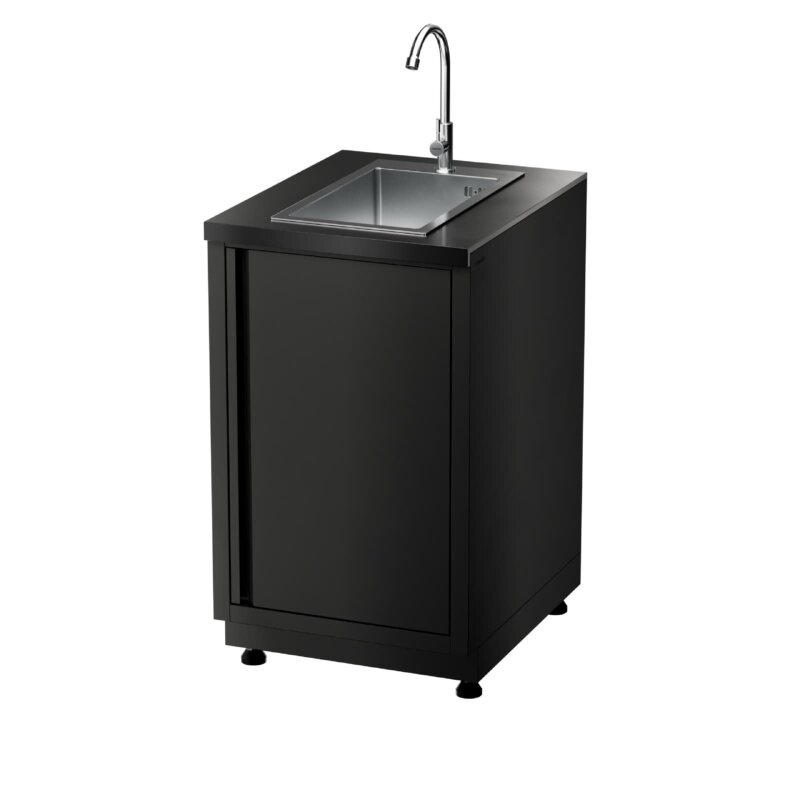 Vivandio Outdoorküche quub - Spülmodul - Schwarz