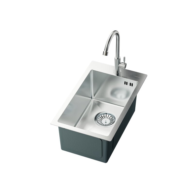 Vivandio Outdoorküche quub - Spülmodul - Schwarz