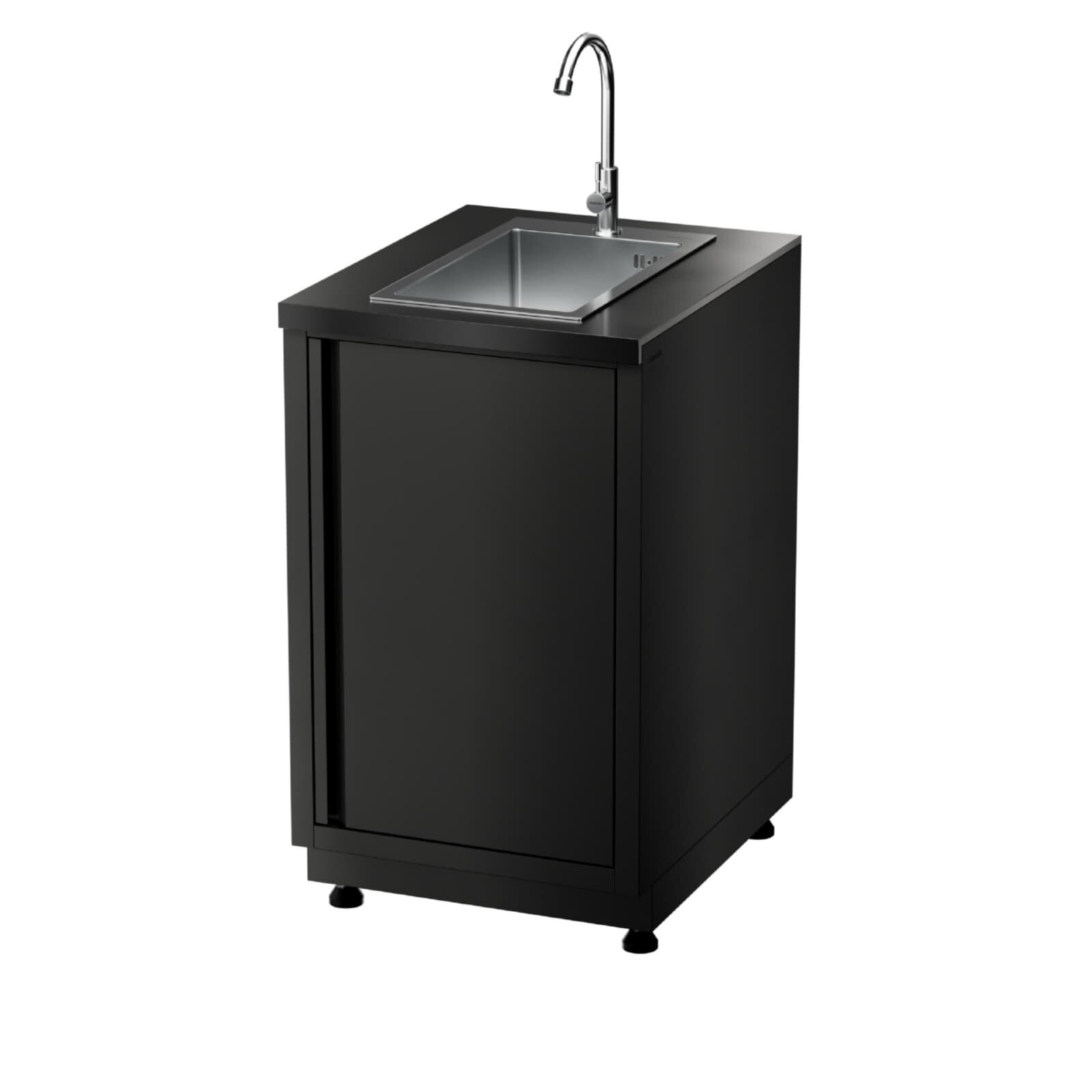 Vivandio Outdoorküche quub - Spülmodul - Schwarz