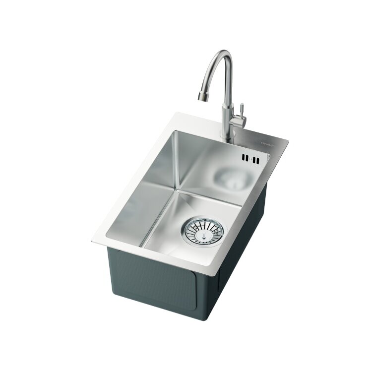 Vivandio Outdoorküche quub - Spülmodul - Schwarz