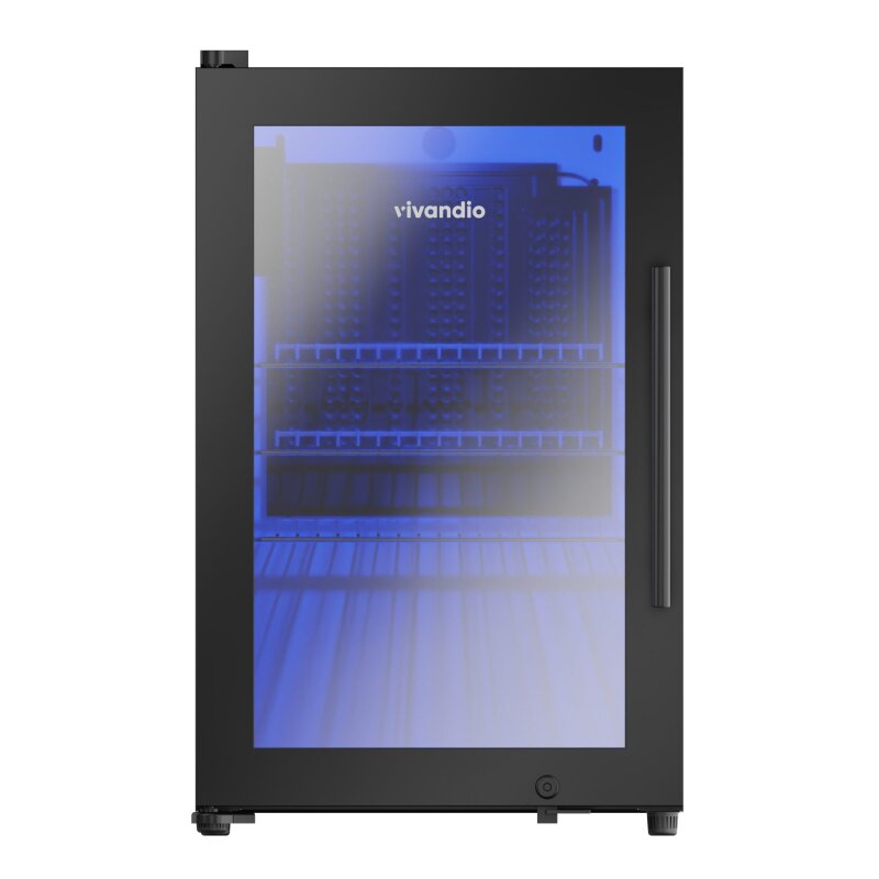 Vivandio Outdoorküche quub - Kühlschrank + Schrankmodul - Schwarz