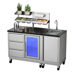 Vivandio Outdoorküche quub - Kühlschrank +...