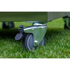 Vivandio Outdoork&uuml;che quub - Schrank + Schubladenmodul - Silber