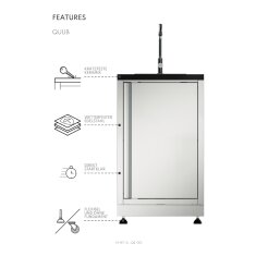 Vivandio Outdoorküche quub - Schrank +...