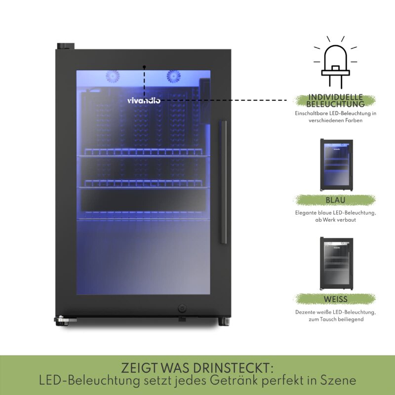 Vivandio elements 302 Basiszeile, mattschwarz