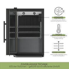 Vivandio elements 302 Basiszeile, mattschwarz