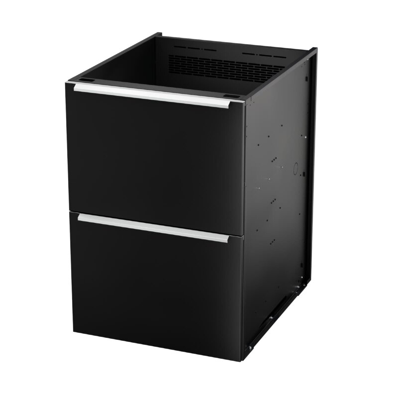 Vivandio elements - Einzelmodul 2 x 1/2 Modul, mattschwarz