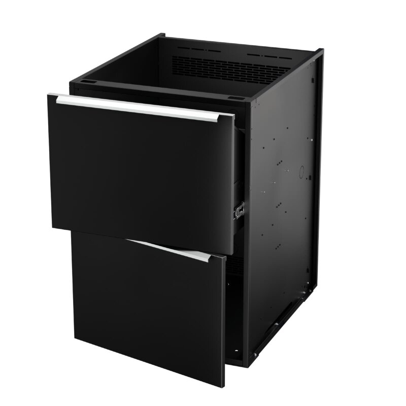 Vivandio elements - Einzelmodul 2 x 1/2 Modul, mattschwarz