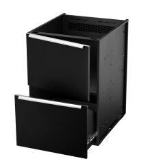 Vivandio elements - Einzelmodul 2 x 1/2 Modul, mattschwarz