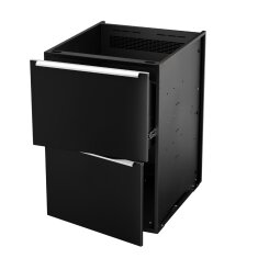 Vivandio elements - Einzelmodul 2 x 1/2 Modul, mattschwarz