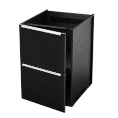 Vivandio elements - Einzelmodul 2 x 1/2 Modul, mattschwarz