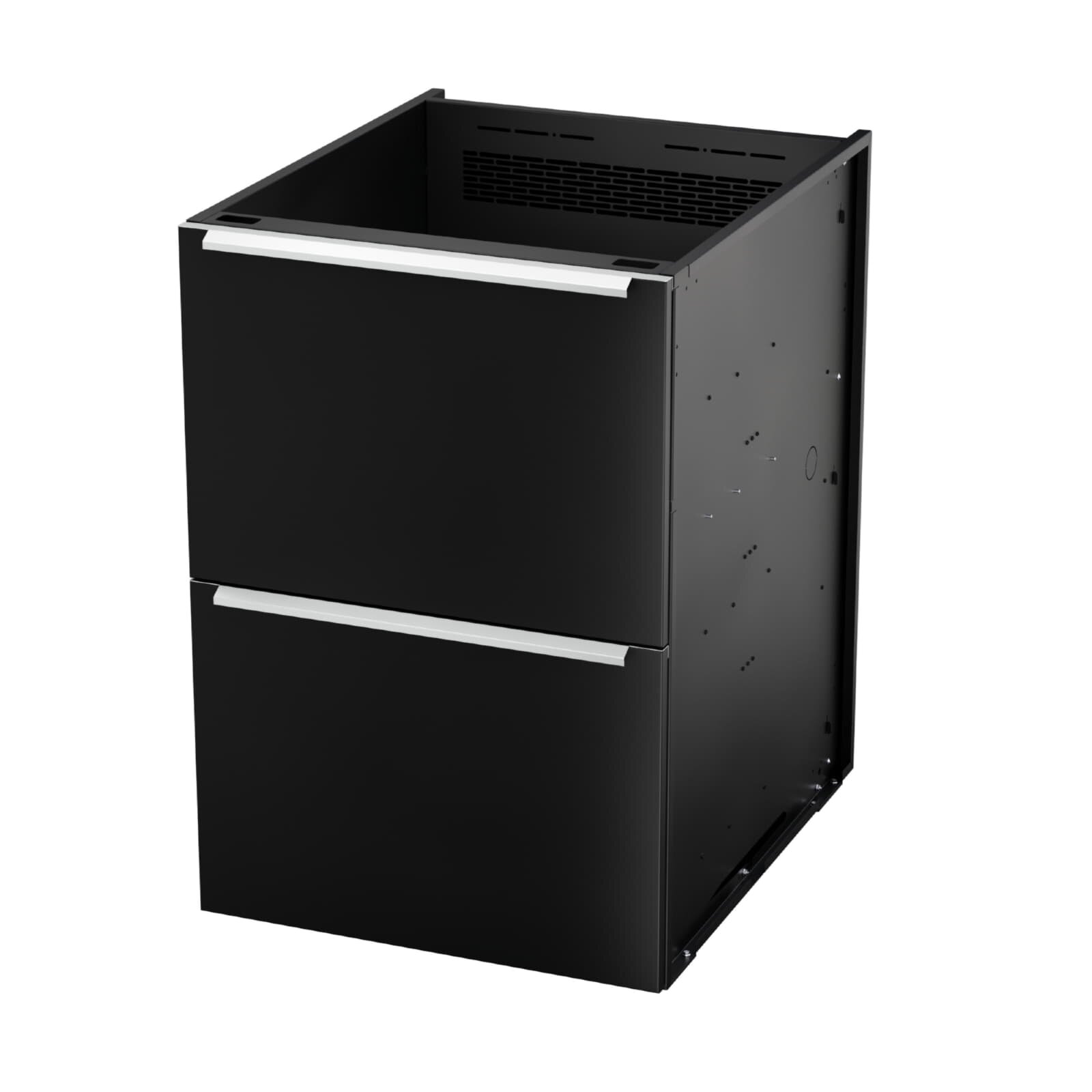 Vivandio elements - Einzelmodul 2 x 1/2 Modul, mattschwarz