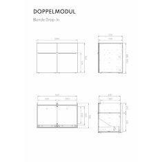 Vivandio elements - Grill Modul, mattschwarz