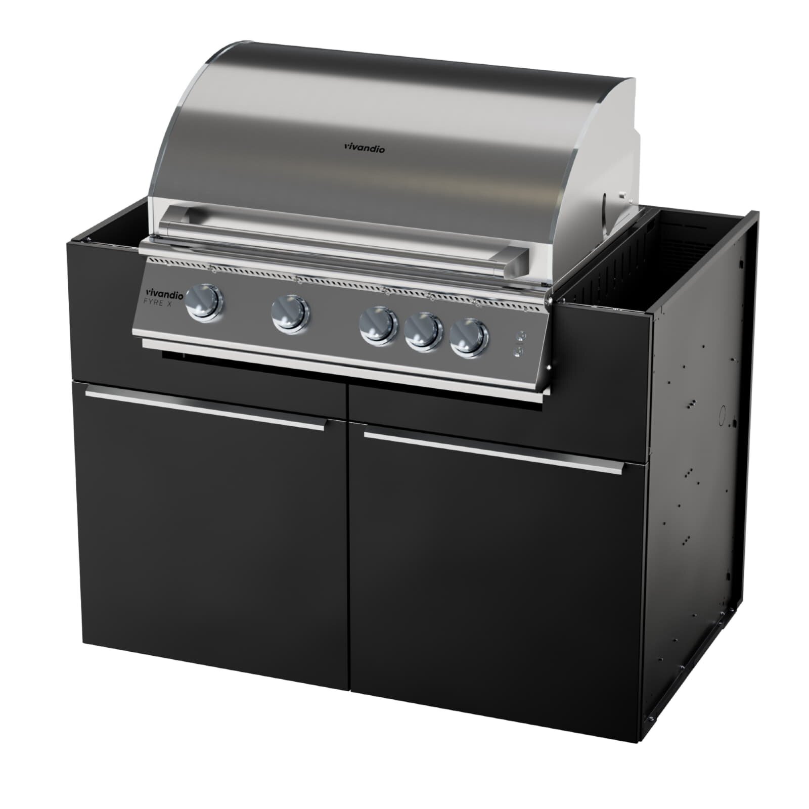 Vivandio elements - Grill Modul, mattschwarz